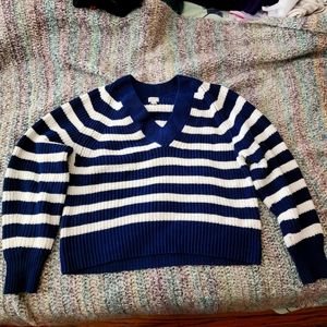 Target xs stripe oversized sweater